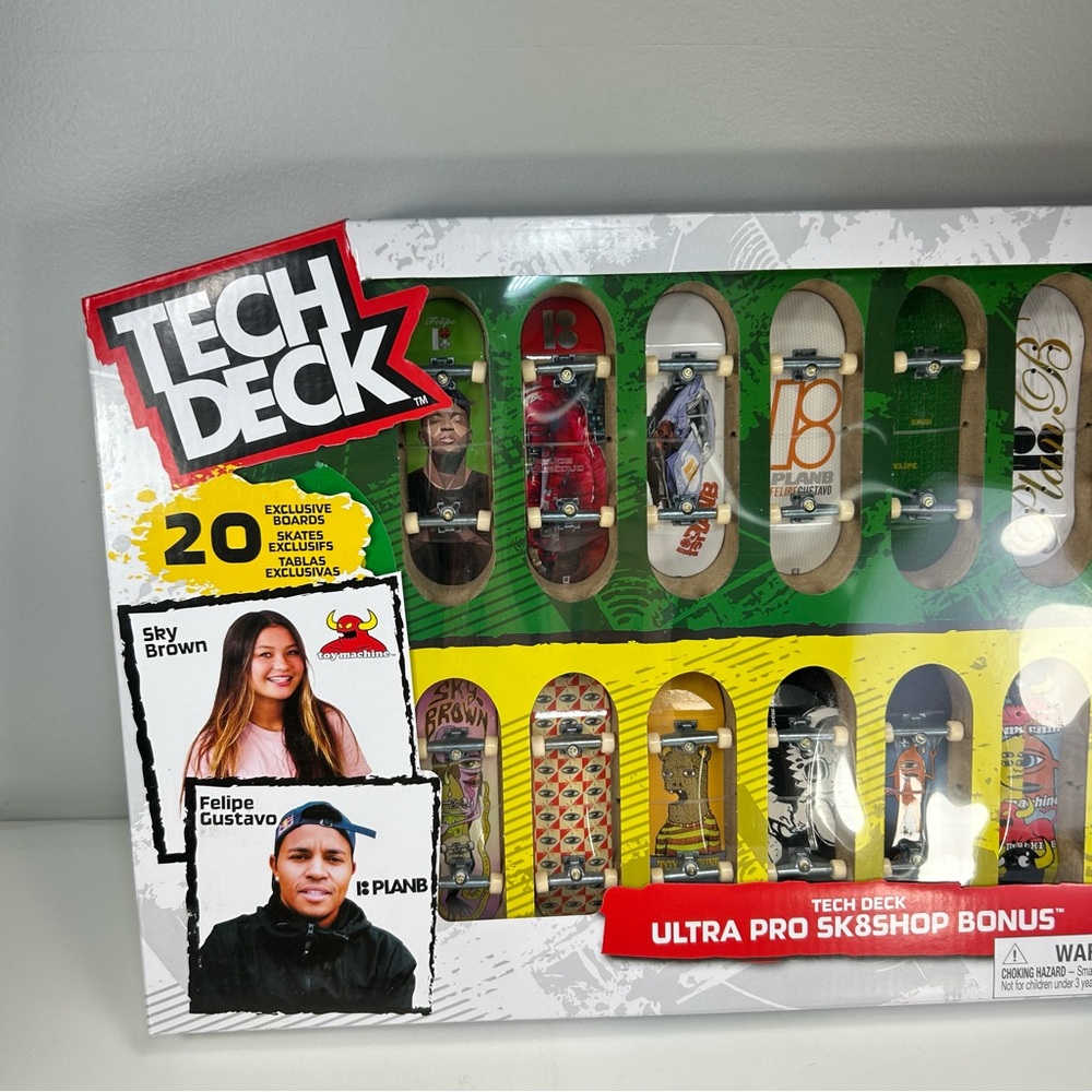 New Tech Deck Ultra Pro SK8 Shop Bonus Exclusive 20 Skateboard Fingerboard Set - Picture 2 of 14